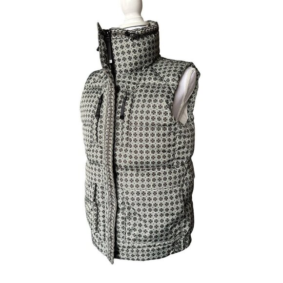 Max Studio London Womens Puffer Vest Size Small Green Black Pockets $188 - Picture 1 of 14